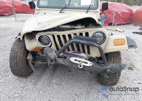 2002 Jeep Wrangler Sport из США, поврежденный, VIN 1J4FA49S62P717235